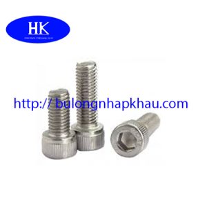 Bulong lục giác chìm trụ inox 304