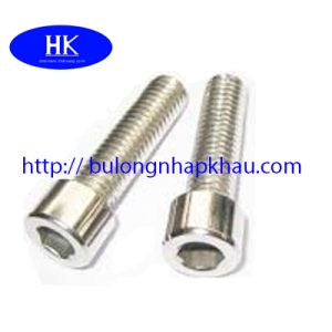 Bulong lục giác chìm, trụ inox 201