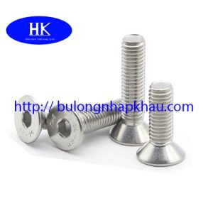 bulong lục giác chìm đầu bằng inox 201/304
