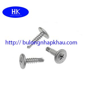 Vít tự khoan đầu dù inox
