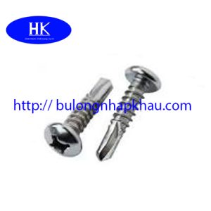 vít tự khoan đầu tròn inox